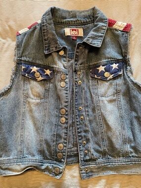 Lei denim vest